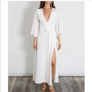 Donna Mizani White maxi bridal dress